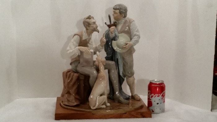                        Lladro # 4998
          "Don Quixote and Sancho"
        Permanently Retired in 1983
            Sculptor:  Salvador Furió 