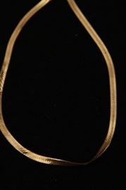 14kGoldHerringboneNecklace