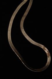 SterlingSilverHerringboneNecklace