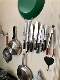 Kitchenwares, Pots, Pans, Knives, Tools & More