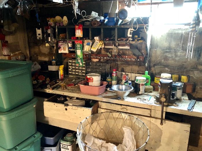 Basement Loaded With Hardware, Houseware, Work Shop Stuff, Supplies & More