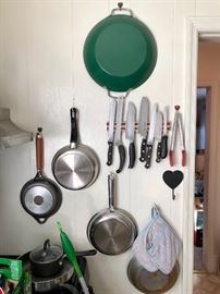 Cooking Pans, Pots, Knives, Utensils & More