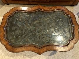 Hammered Brass Repousse