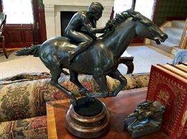 A Thomas Schomberg- the same artist known for the Rocky Statue in Philadelphia! A matched set!