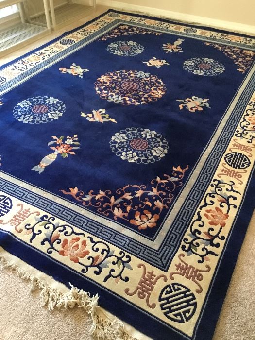 Oriental wool rug 11'10" x 5'3"