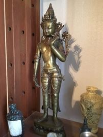 Brass Thai figurine