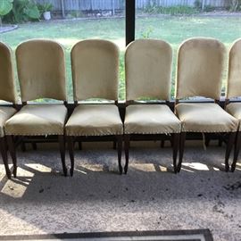 Set of six Art Deco chairs need some TLC