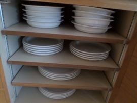 Dansk White Service for 8 with Serving Pieces
