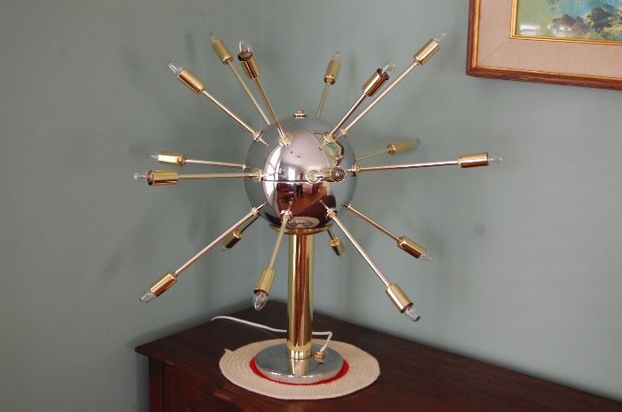 Atomic Lamp- Mid Century Modern