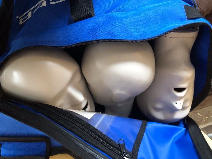 CPR training kits with dummies. $350 each