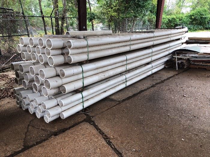 6 inch x 20 ft. PVC pipe bundles