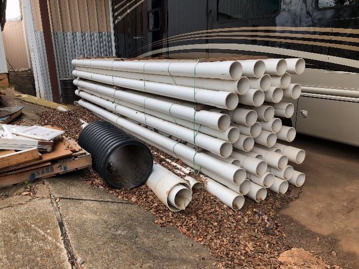 6 inch x 20 ft. PVC pipe bundles