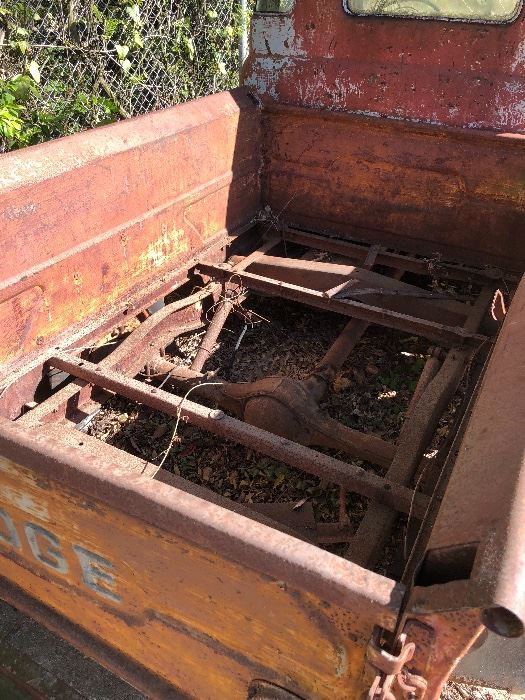 1950s Dodge Truck. Will need to be towed. Great for restoration or decoration. 