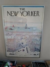 1976 The New Yorker poster by Steinberg