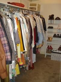 Ladies clothing, some vintage, shoes size 6