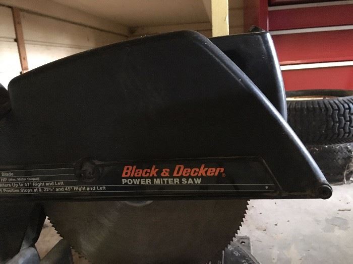 black & decker miter saw