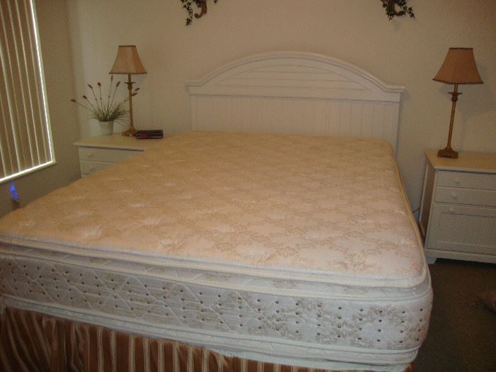 Queen size, double pillow mattress