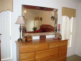 Large ornate mirror (sold separately)