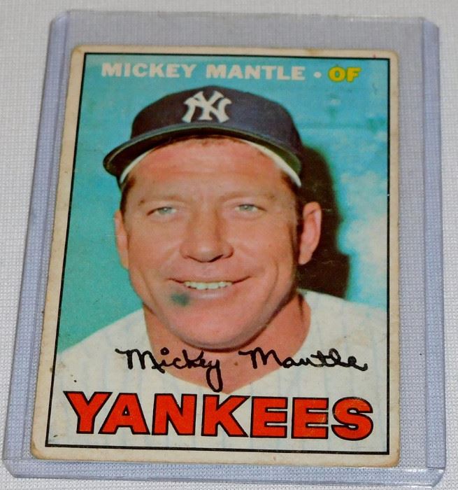 1967 Topps Mickey Mantle Card