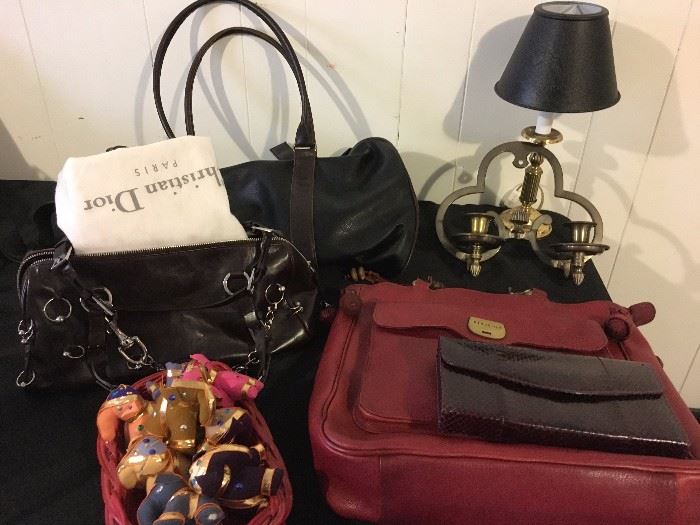Handbags including Christian Dior and other Designers