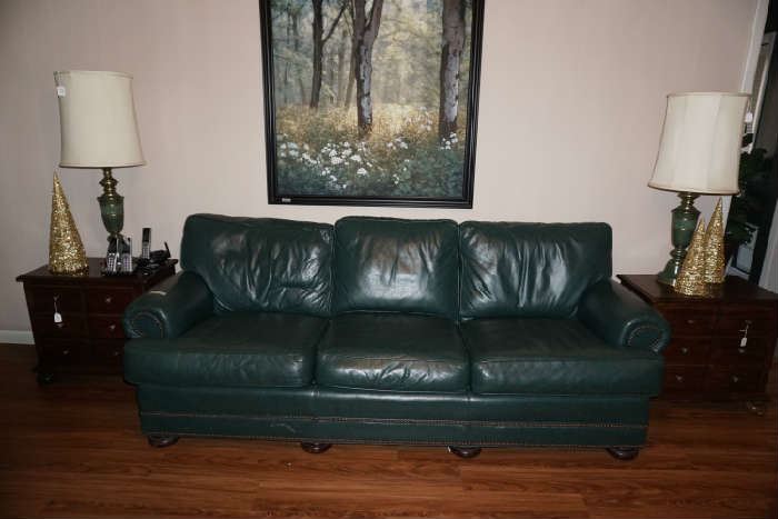 Custom crafted  sofa by  "Classic Leather"