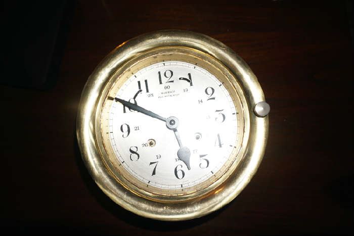 Wuersch  Brass clock  
