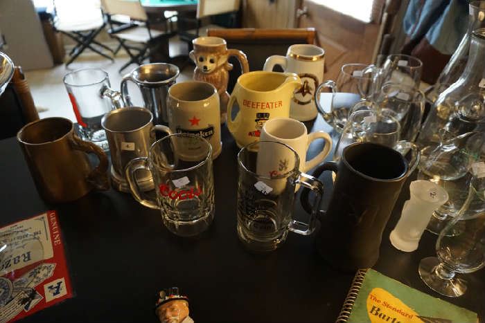 Beer mug collection