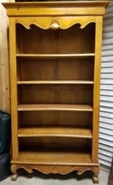 Open front bookcase