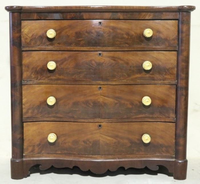 Rosewood Victorian 4 drawer chest