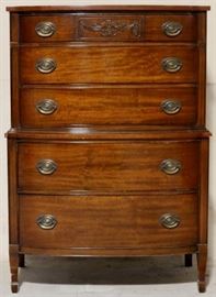 Drexel bow  front chest