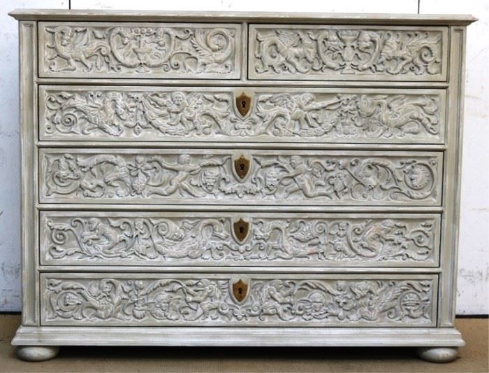 Modern History Flemish chest