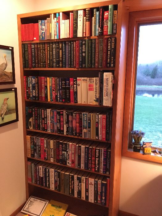 If you like books, this is the sale for you.  A ton of like-new books throughout the house by popular authors: Grisham, Kuntz, Clancy, and much more -- VINTAGE books as well.
