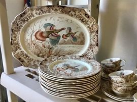 Windsor Ware Johnson Bros Wild Turkey Dishes