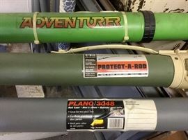 Vintage Fishing Pole Cases