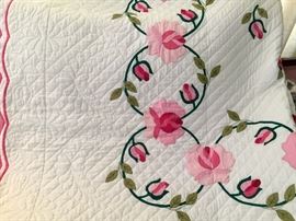 Beautiful hand made quilt