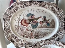 Johnson Bros Windsor ware Wild Turkey Platter