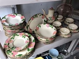 Vintage Franciscan Desert Rose China