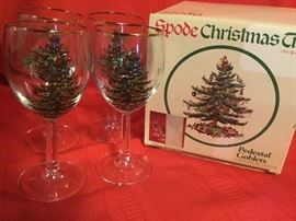 Spode Christmas Tree Glasses