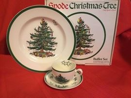 Spode Christmas Tree Dishes