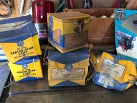 Vintage GE Aircraft Lamps
