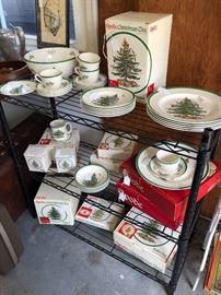 Spode Christmas Tree Dishes