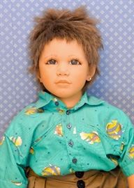 BUY IT NOW! Lot #132, Annette Himstedt Doll (Kai), Reflections of Youth Collection.  (Comes w/ original box & shipper), $150