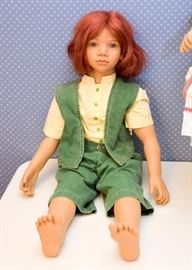 BUY IT NOW! Lot #140, Annette Himstedt Doll (Melvin), Children Together Collection.  (Comes w/ original box & shipper), $200