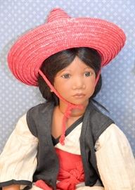 BUY IT NOW! Lot #141, Annette Himstedt Doll (Pancho), Faces of Friendship Collection.  (Comes w/ original box & shipper), $120