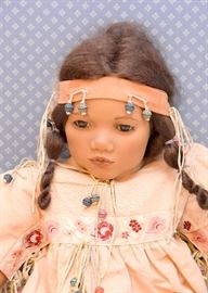 BUY IT NOW! Lot #148, Annette Himstedt Doll (Takumi), 10th Anniversary Collection.  (Comes w/ original box & shipper), $150