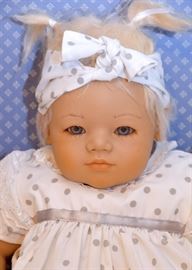 BUY IT NOW! Lot #150, Annette Himstedt Doll (Annchen), Barefoot Babies Collection.  (Comes w/ original box & shipper), $175