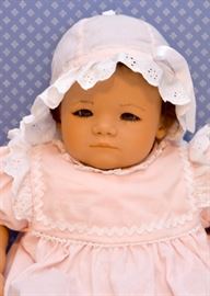 BUY IT NOW! Lot #153, Annette Himstedt Doll (Taki), Barefoot Babies Collection.  (Comes w/ original box & shipper), $175