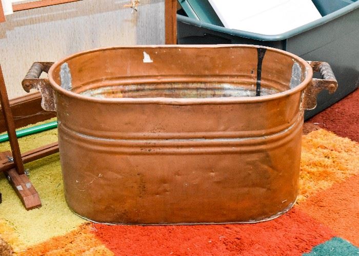 Vintage Copper Boiler / Wash Basin