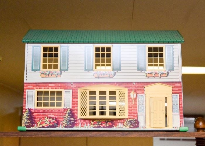 Vintage Tin Litho Dollhouse