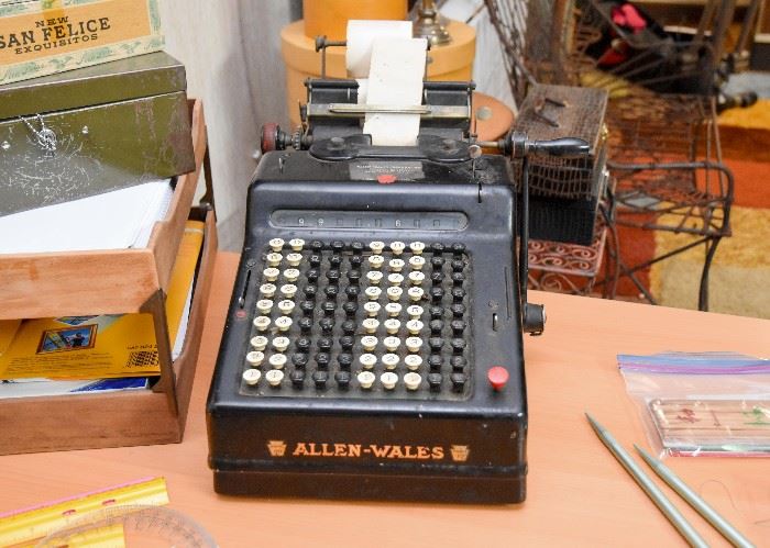 BUY IT NOW! Lot #235, Vintage Allen Wales Calculator, $30 